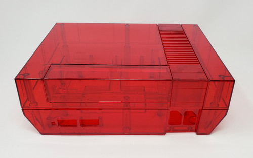 Nintendo NES Replacement Console Shell - Clear Red