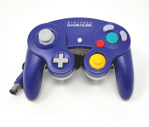 Nintendo Gamecube Original Controller - Indigo/Clear (Very Good Condition)