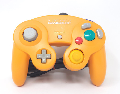 Nintendo Game Cube Original Spice Orange Controller - OEM (Good Condition)