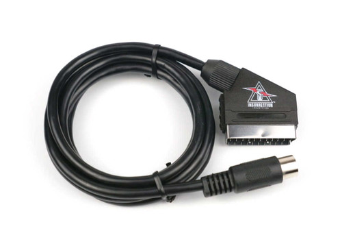 RGB SCART Cable (w/ csync - Mono) for Sega Master System and Sega Genesis - Insurrection Industries