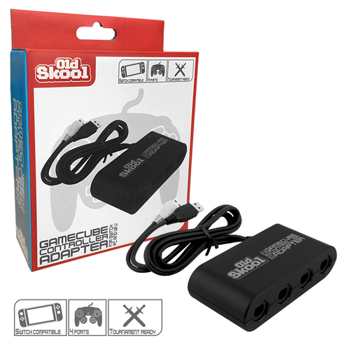 4-Port GameCube Controller Adapter for Switch / Wii U / PC - Old Skool