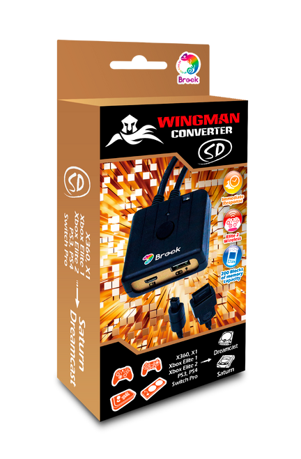Wingman SD for Sega Saturn and Dreamcast - Brook 
